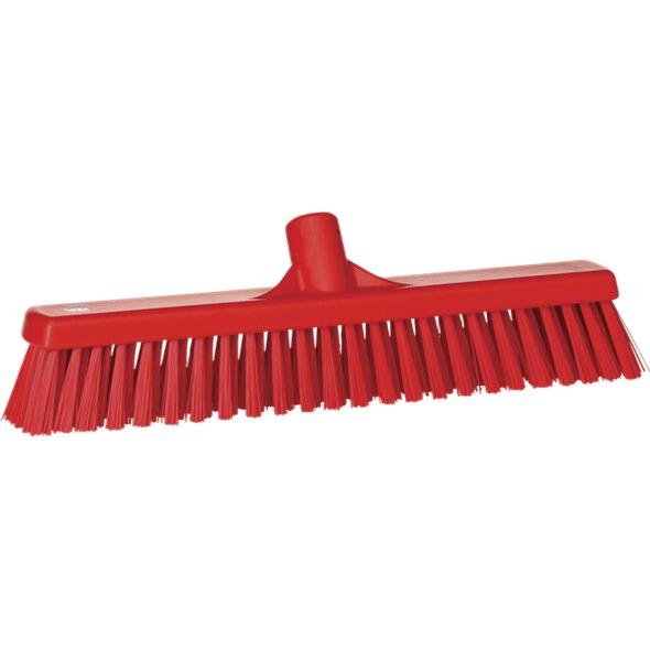 Fejekost, Vikan, flere farver, PP/polyester/rustfrit stål, 41 cm, bløde/stive børstehår - Sikkerhedsgiganten