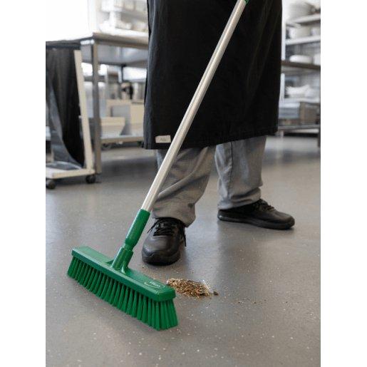 Fejekost, Vikan, flere farver, PP/polyester/rustfrit stål, 41 cm, bløde/stive børstehår - Sikkerhedsgiganten