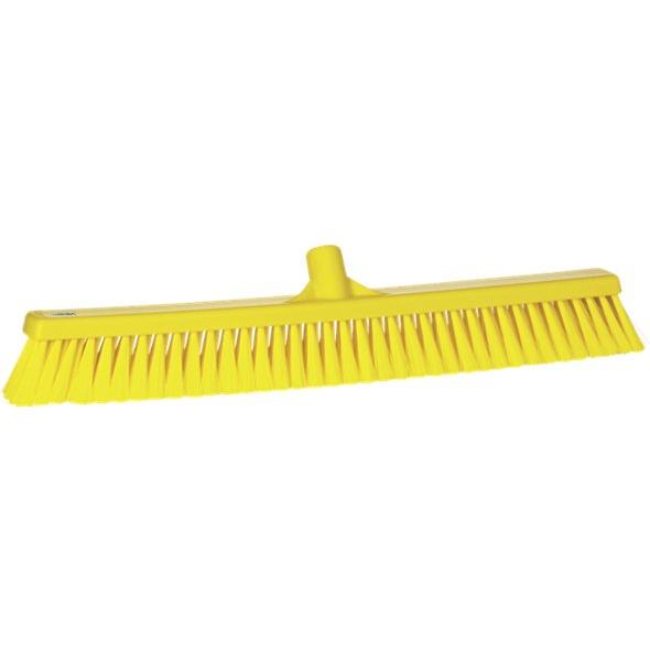 Fejekost, Vikan, flere farver, PP/polyester/rustfrit stål, 61 cm, bløde børstehår - Sikkerhedsgiganten