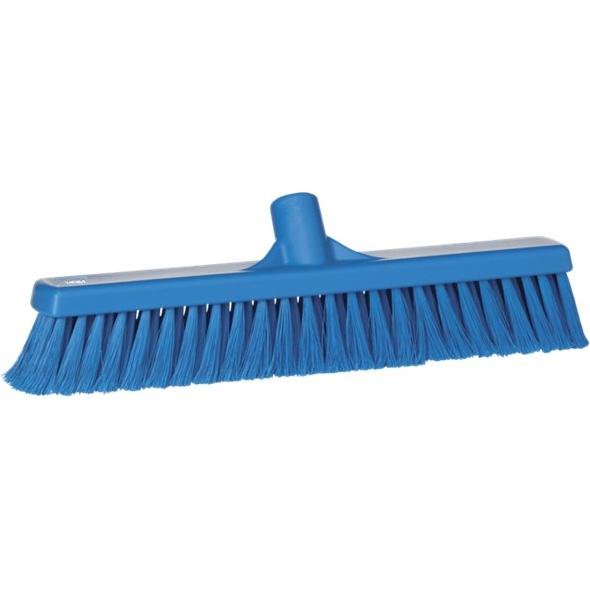 Fejekost, Vikan, flere farver, PP/rustfrit stål, 41 cm, bløde børstehår, spaltet - Sikkerhedsgiganten