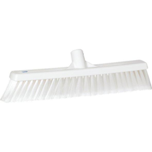 Fejekost, Vikan, flere farver, PP/rustfrit stål, 41 cm, bløde børstehår, spaltet - Sikkerhedsgiganten