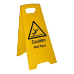 Fritstående skilt Wet floor 401271ENG - Sikkerhedsgiganten