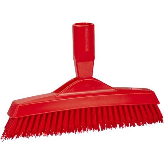 Fugeskrubbe, Vikan, PP/polyester/rustfrit stål, 35 cm, meget stive børstehår - Sikkerhedsgiganten