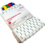 Fugt - og vådmoppe, Vileda UltraSpeed Mini, hvid, mikrofiber, 30 cm, med lommer, 2 stk. - Sikkerhedsgiganten