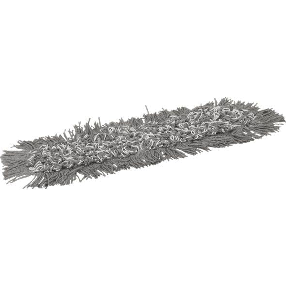 Fugtmoppe, Vikan Damp 43, grå, mikrofiber, 40 - 60 cm, med velcro - Sikkerhedsgiganten
