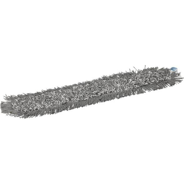 Fugtmoppe, Vikan Damp 43, grå, mikrofiber, 40 - 60 cm, med velcro - Sikkerhedsgiganten