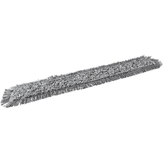 Fugtmoppe, Vikan Damp 43, grå, mikrofiber, 90 cm, med velcro - Sikkerhedsgiganten