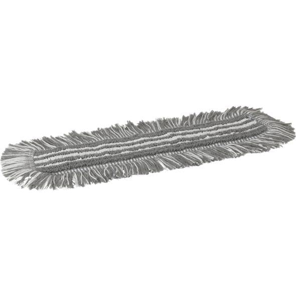 Fugtmoppe, Vikan Damp 48, grå, mikrofiber, 40 cm, med velcro - Sikkerhedsgiganten