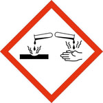 GHS Skilt Ætsende GHS Faresymboler - Sikkerhedsgiganten