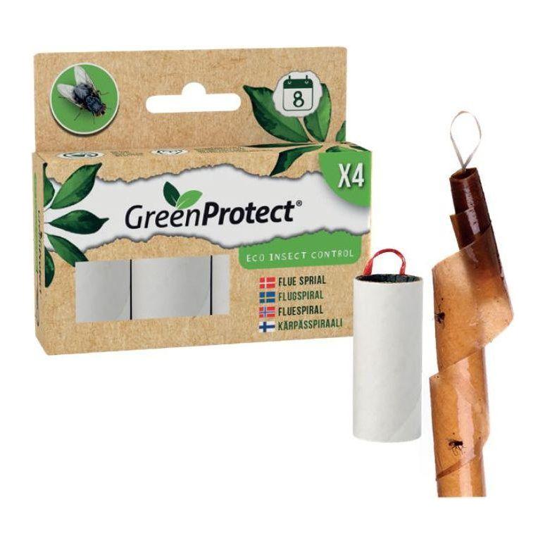 GreenProtect Fluespiral 4 stk The Green Way - Sikkerhedsgiganten