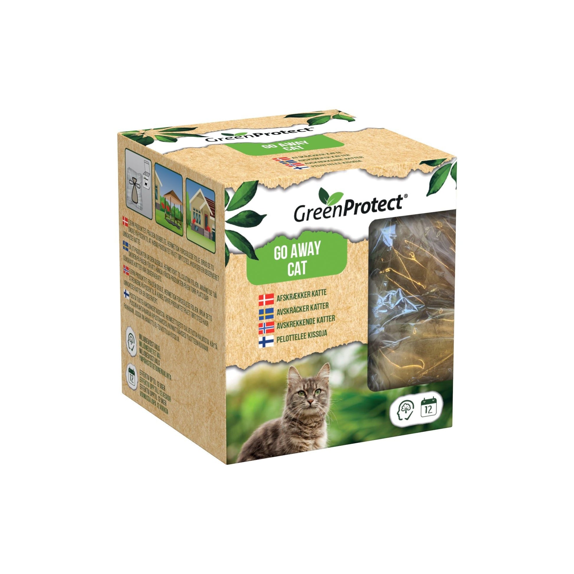 GreenProtect GO AWAY CAT – Effektiv og Naturlig Katteafskrækkelse - Sikkerhedsgiganten ska