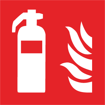 Gulvskilt Brandslukker 130165 - Sikkerhedsgiganten