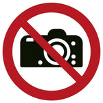 Gulvskilt Fotografering forbudt 130105 - Sikkerhedsgiganten