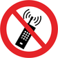 Gulvskilt Mobiltelefon forbudt 130101 - Sikkerhedsgiganten