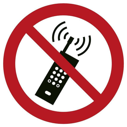 Gulvskilt Mobiltelefon forbudt 130101 - Sikkerhedsgiganten