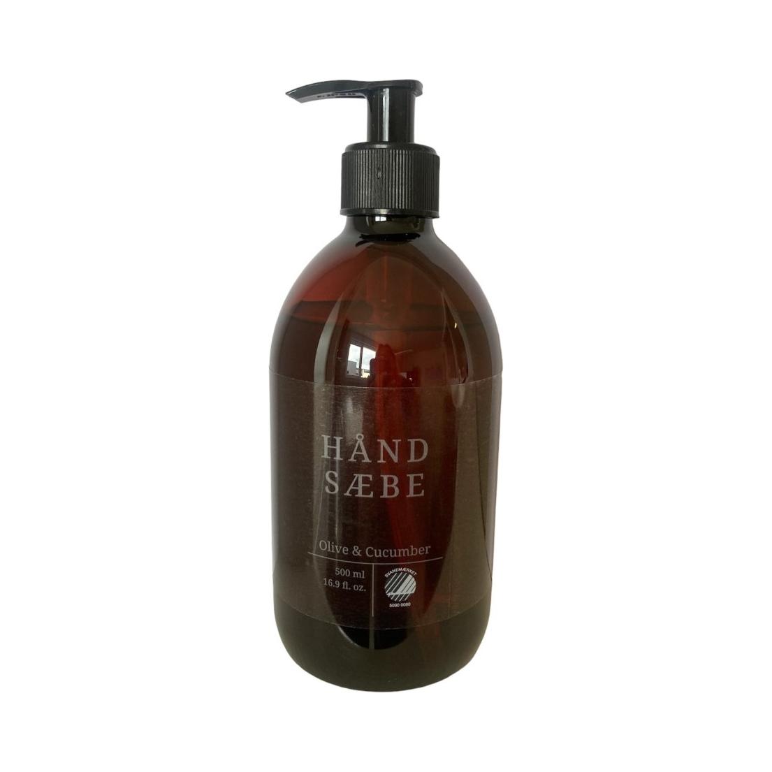 Håndsæbe, Olive & Cucumber 500 ml - Sikkerhedsgiganten