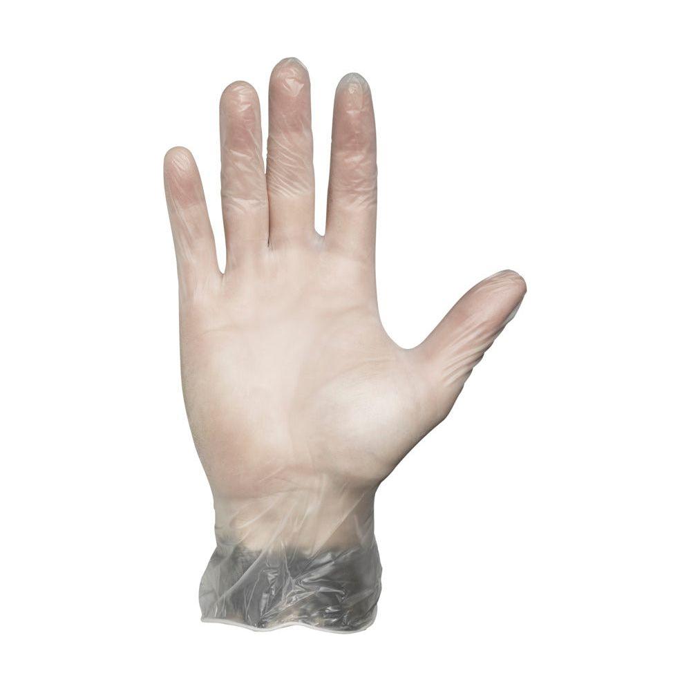 Handske WS Clear Vinyl Phthalate Free engangshandske 100 stk. - Sikkerhedsgiganten Handsker