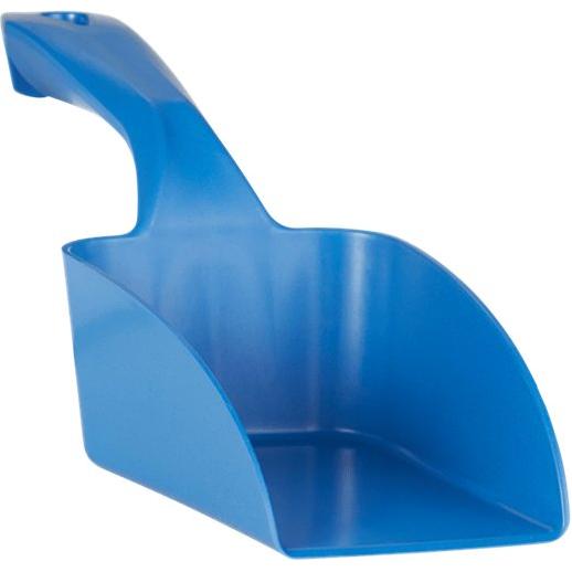 Håndskovl, Vikan, 31x8,5x10cm, 0,5 l, blå, metal/PP, metaldetekterbar - Sikkerhedsgiganten