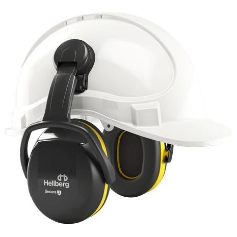 Hellberg Secure 2C hjelmhøreværn 42002 - 001 gul SNR 30 dB - Sikkerhedsgiganten