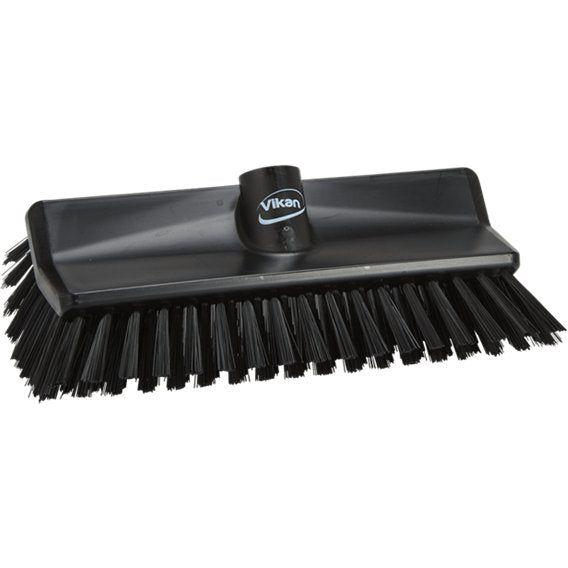 Hi - low børste, Vikan, flere farver, PP/polyester/rustfrit stål, 26,5 cm, medium børstehår - Sikkerhedsgiganten