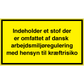 Indeholder et stof...kræftrisiko advarselsskilt fareseddel - Sikkerhedsgiganten