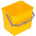 Inventarspand, Tina Trolleys, 240x190x220mm, 6 l, blå, rød el. gul, PP, med hank - Sikkerhedsgiganten