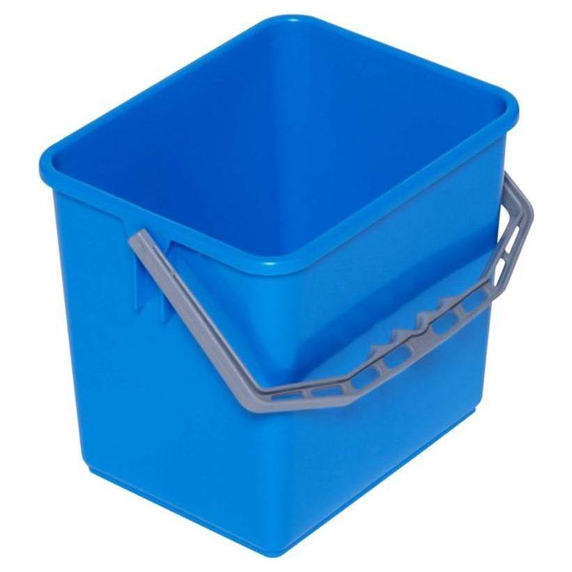 Inventarspand, Tina Trolleys, 240x190x220mm, 6 l, blå, rød el. gul, PP, med hank - Sikkerhedsgiganten