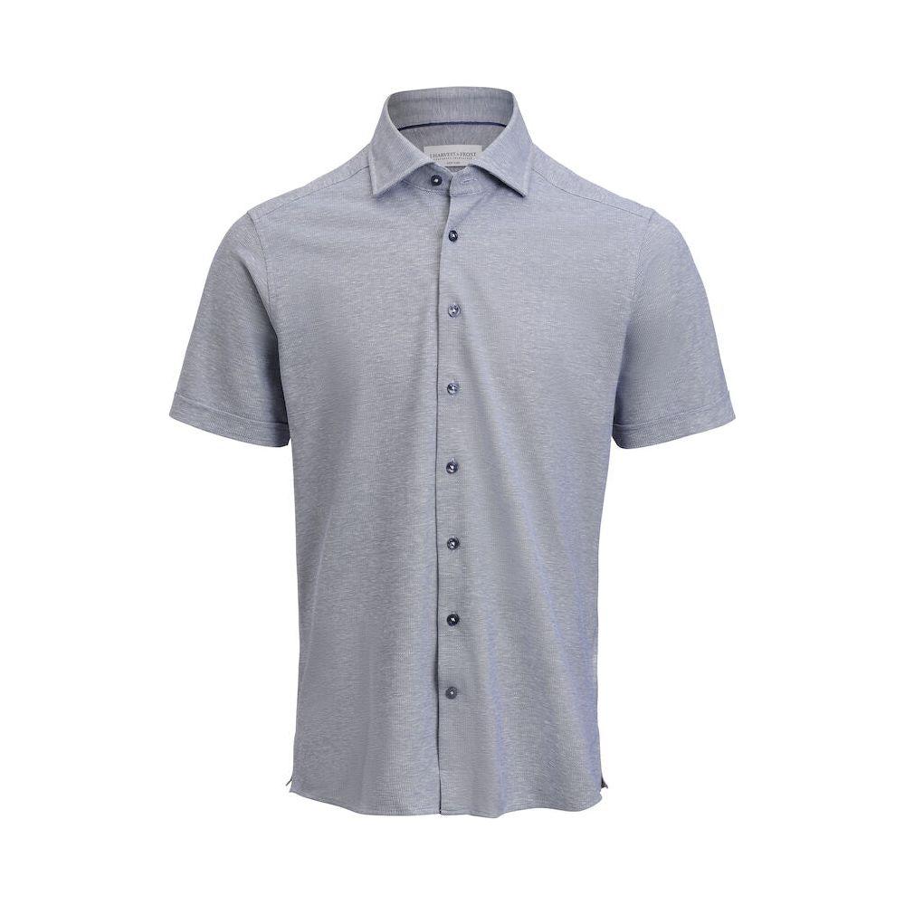 J.Harvest & Frost Indigo Bow 133 S/S Shirt Tailored Fit 2913311 - Sikkerhedsgiganten