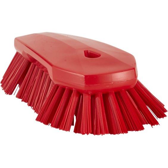 Kærnebørste, Vikan, flere farver, PP/polyester/rustfrit stål, 16,5 - 24 cm, meget stive børstehår - Sikkerhedsgiganten