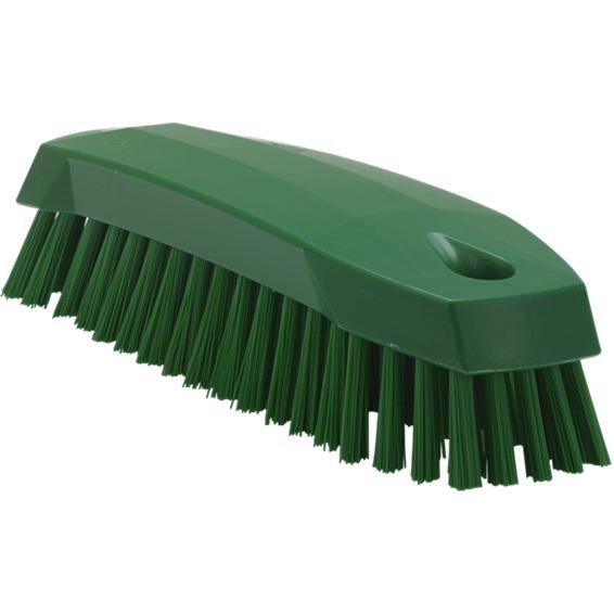 Kærnebørste, Vikan, flere farver, PP/polyester/rustfrit stål, 16,5 - 24 cm, meget stive børstehår - Sikkerhedsgiganten