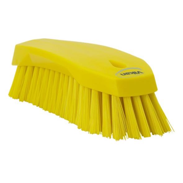 Kærnebørste, Vikan, flere farver, PP/polyester/rustfrit stål, 16,5 - 24 cm, meget stive børstehår - Sikkerhedsgiganten