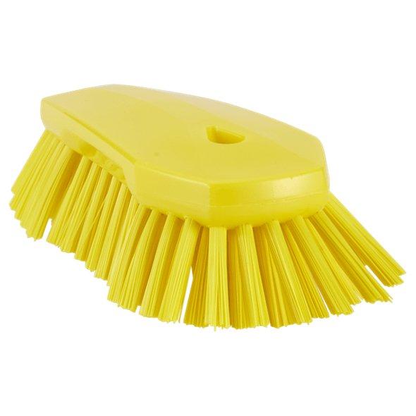 Kærnebørste, Vikan, flere farver, PP/polyester/rustfrit stål, 16,5 - 24 cm, meget stive børstehår - Sikkerhedsgiganten