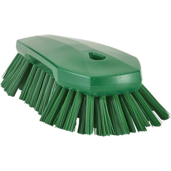Kærnebørste, Vikan, flere farver, PP/polyester/rustfrit stål, 16,5 - 24 cm, meget stive børstehår - Sikkerhedsgiganten