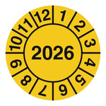Kalibreringsmærke Kalibrering år 2026 - Ark á 10 stk - Sikkerhedsgiganten
