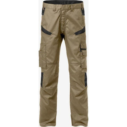 Kansas Bukser 2552 STFP 129484 Khaki/sort - Sikkerhedsgiganten