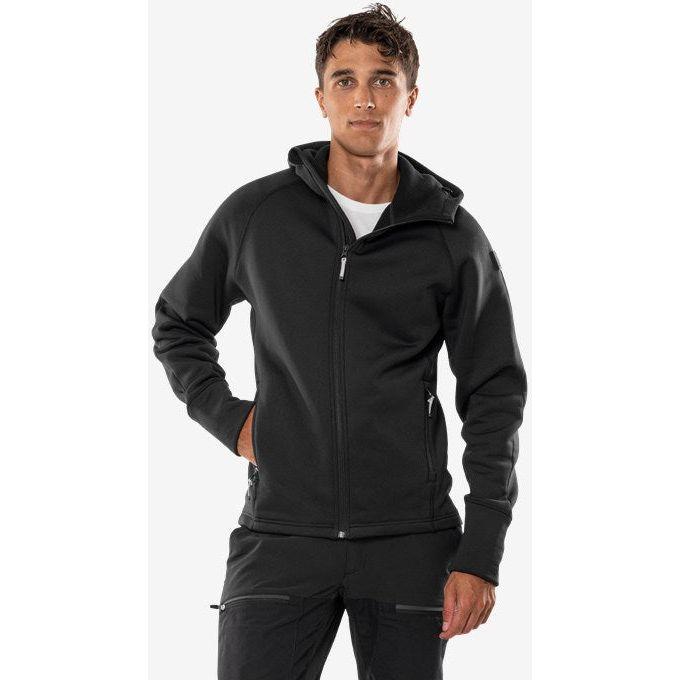 Kansas Cobalt Polartec® power stretch® hættetrøje 301214 - Sikkerhedsgiganten