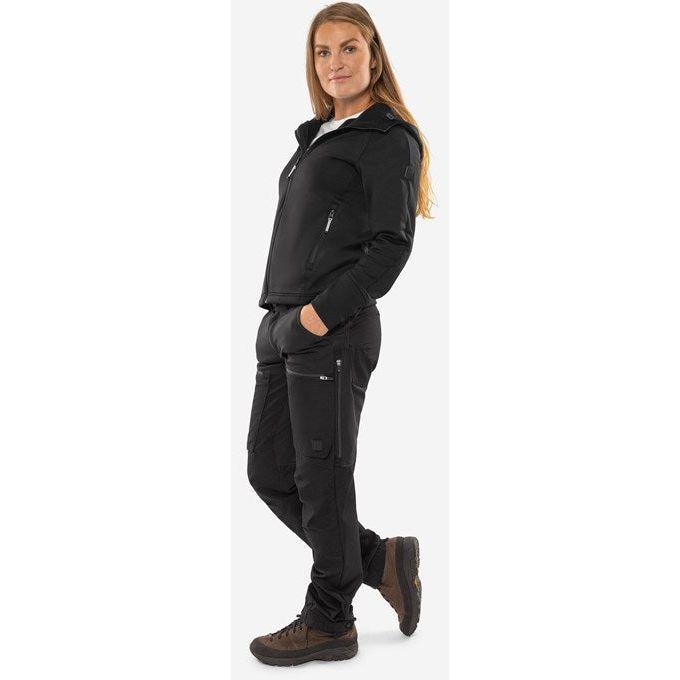 Kansas Cobalt Polartec® power stretch® hættetrøje dame 301215 - Sikkerhedsgiganten