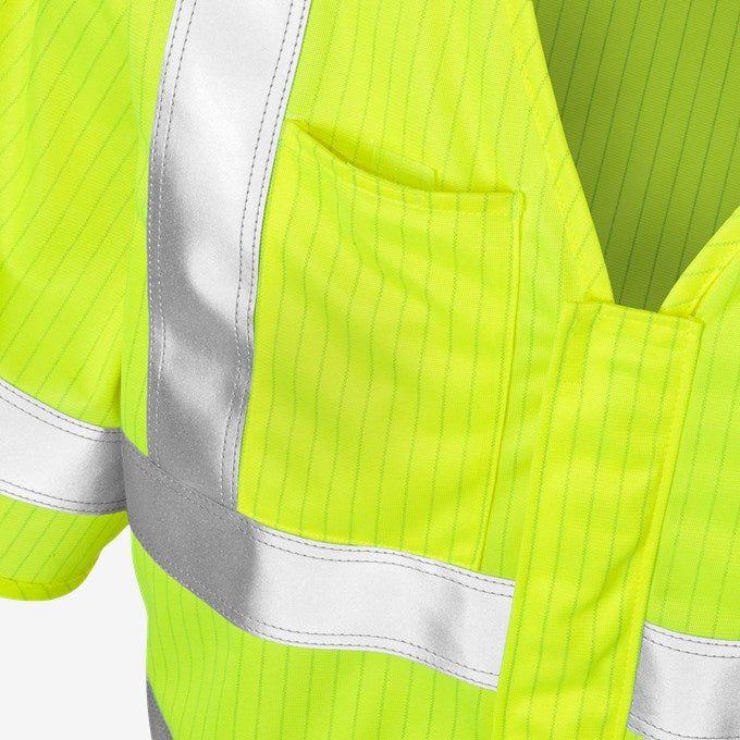 Kansas Flam Hi Vis vest kl.3 5023 124295 - Sikkerhedsgiganten