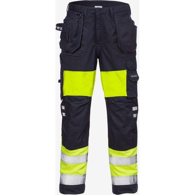 Kansas Flame Hi Vis bukser dame kl.1 2777 126518 - Sikkerhedsgiganten