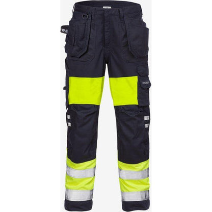 Kansas Flame Hi Vis bukser dame kl.1 2777 126518 - Sikkerhedsgiganten