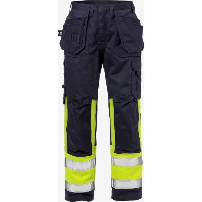 Kansas Flame Hi Vis håndværker bukser kl. 1 2586 - Sikkerhedsgiganten