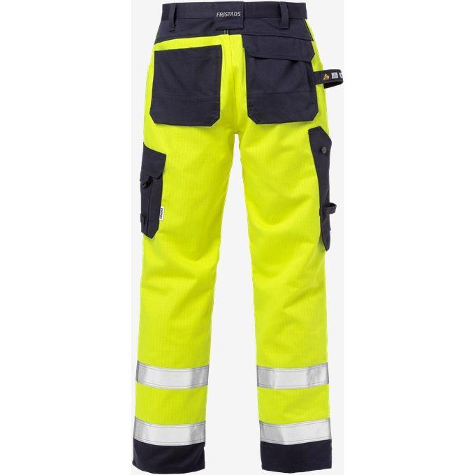Kansas Flame Hi Vis håndværker bukser kl. 2 2584 - Sikkerhedsgiganten
