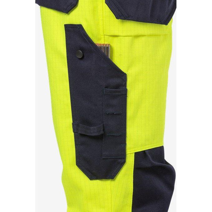 Kansas Flame Hi Vis håndværker bukser kl. 2 2584 - Sikkerhedsgiganten