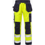 Kansas Flame Hi Vis håndværker bukser kl. 2 2584 - Sikkerhedsgiganten