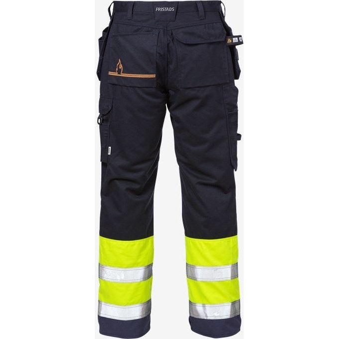 Kansas Flame Hi Vis håndværker bukser kl.1 2074 - Sikkerhedsgiganten