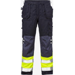 Kansas Flame Hi Vis håndværker bukser kl.1 2074 - Sikkerhedsgiganten