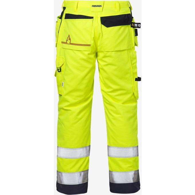 Kansas FLAMESTAT HI VIS HÅNDVÆRKERBUKSER KL.2 2075 - Sikkerhedsgiganten