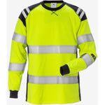 Kansas FLAMESTAT HI VIS LANGÆRMET T - SHIRT DAME KL. 3 - Sikkerhedsgiganten