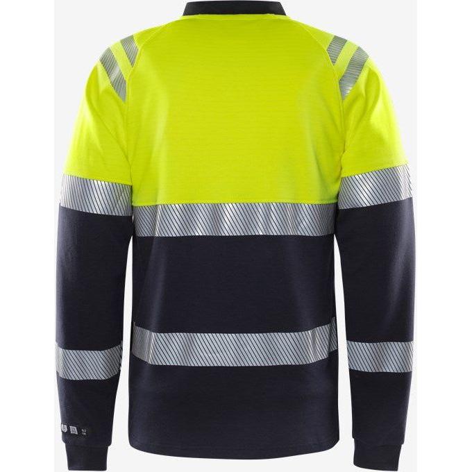 Kansas FLAMESTAT HI VIS LANGÆRMET T - SHIRT KL.1 7107 TFL - Sikkerhedsgiganten