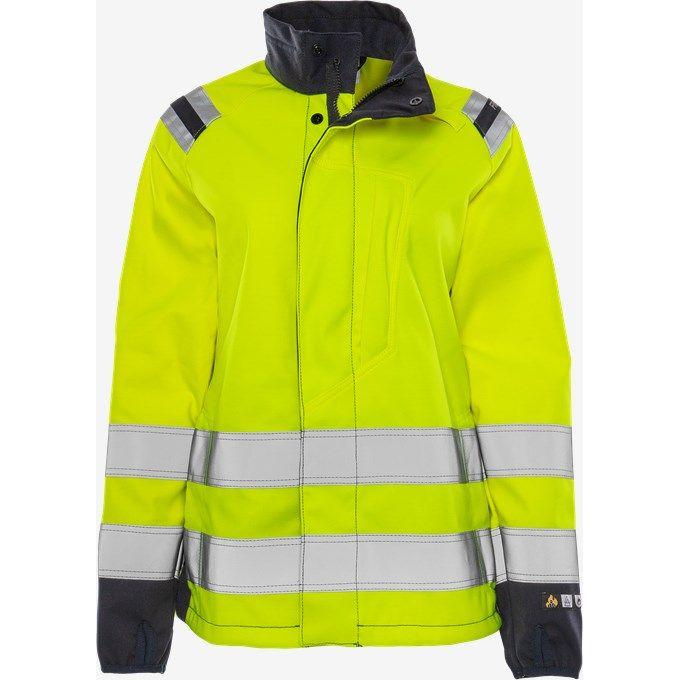 Kansas FLAMESTAT HI VIS SOFTSHELL JAKKE DAME KL.3 4076 130238 - Sikkerhedsgiganten